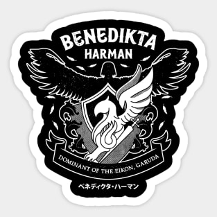 Benedikta Harman Crest Sticker